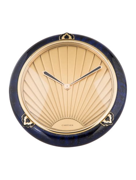 cartier art deco clock.